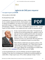 SCAFF, Fernando Facury - Prévia exigência de CND para requerer recuperação judicial