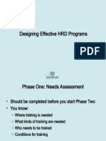 Lecture 5 Designing HRD Programs
