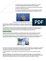 Plataformas de Produção e Exploração de Petróleo