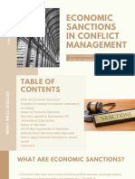 GROUP 6 - Economic Sanctions in Conflict Management