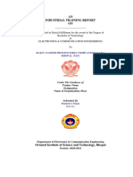 IndustrialTraining Report - Format - Doc-1