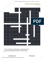 ICrucigrama_ CONCEPTOS de ORGANIZACIÒN (Organigrama Empresa - Organización - Recursos Humanos)