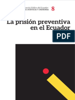 17. Prisión Preventiva en el Ecuador