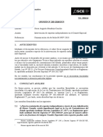 205-18 - OSCAR MENDOZA CONCHA - INtervención de expertos independientes en el Comité Especial (T.D. 13816344)