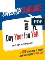 Swedish Slanguage - A Fun Visual Guide To Swedish Terms and Phrases