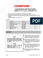 SX440 To AS440 Conversion Instructions