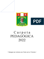 Carpeta Pedagogica 2022