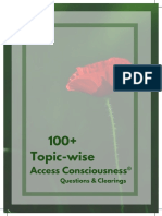 100+ Topic-Wise: Access Consciousness®