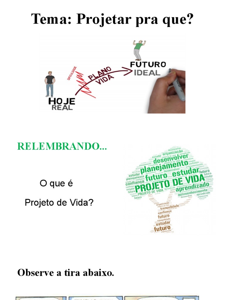 A Importância de Projetar | PDF | Carreira e Crescimento