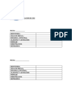 Planila de Planificacion de Cdo