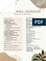 Beige Modern Simple Professional Resume Template