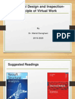 Structural Design and Inspection-Principle of Virtual Work: by Dr. Mahdi Damghani 2019-2020