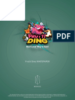 Frutti Dino WHITEPAPER: Blockchain NFT Game Project