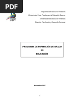 Documento Rector PFG Formacion Educadores