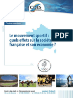 CDES 2018.09 Le Mouvement Sportif Quels Effets Sur La Société Française ..