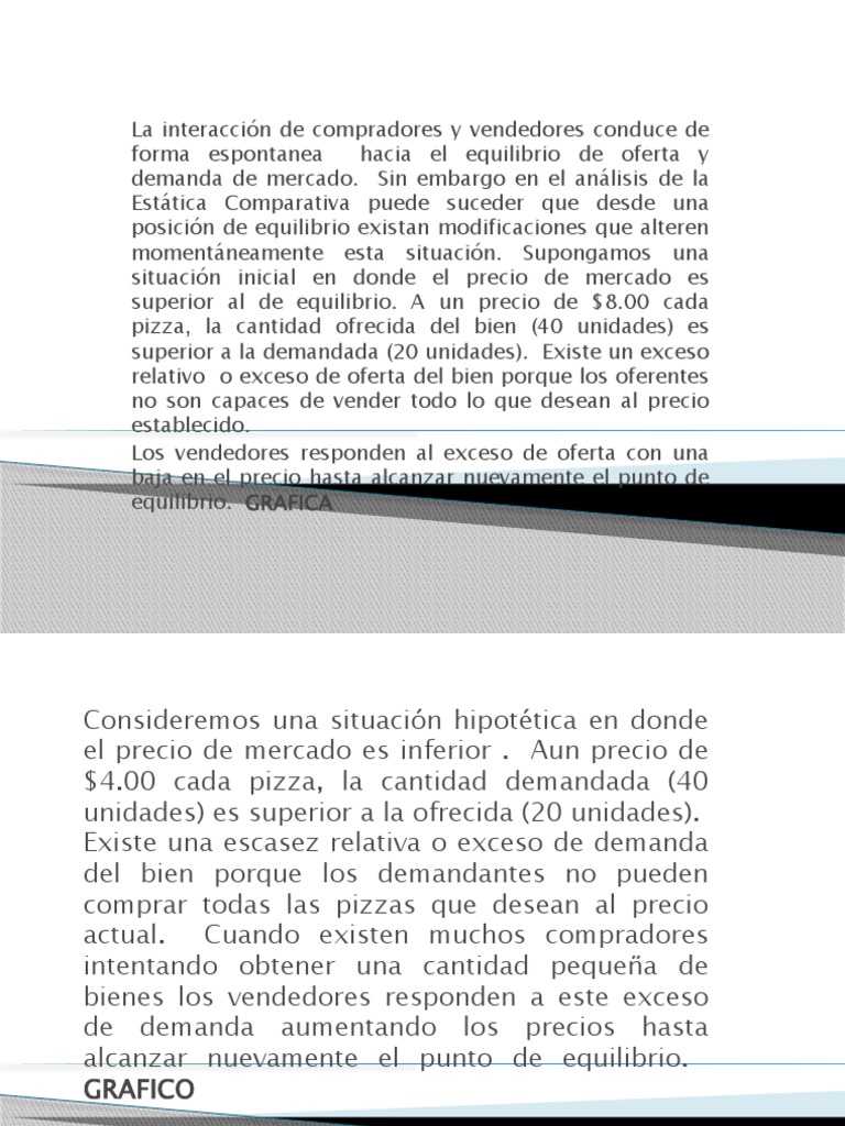 Estatica Comparativa Descargar gratis PDF Oferta y demanda Oferta