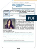 FICHA 2 - SESIÓN - APRENDIZAJE - HÍBRIDA - CVI - CT - CE - Enfermedades Respiratorias - 2°