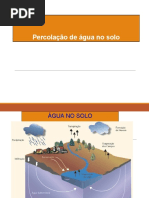 Percolação de Água No Solo