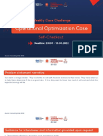 Operational Optimization Case: Self-Checkout