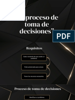 El proceso de toma de desiciones.......