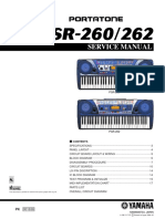 PSR-260/262 Service Manual