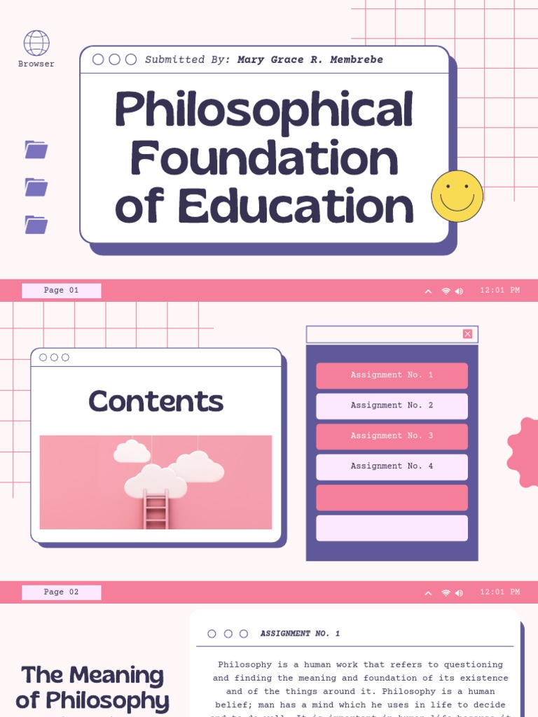 Philosophical Foundation Of Education Pdf Teachers Curriculum