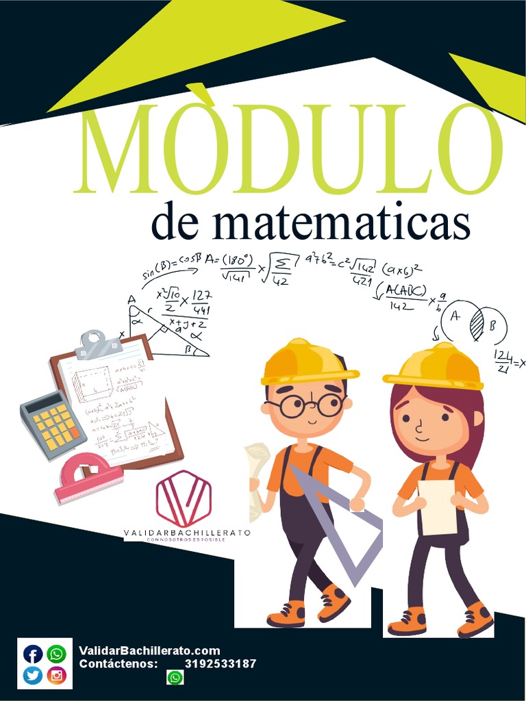 Módulo de Matemáticas: Números Enteros | PDF | Multiplicación | Sustracción
