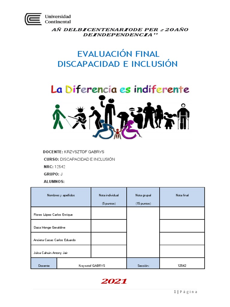 Discriminación y barreras en inclusión | PDF | Invalidez | Discriminación