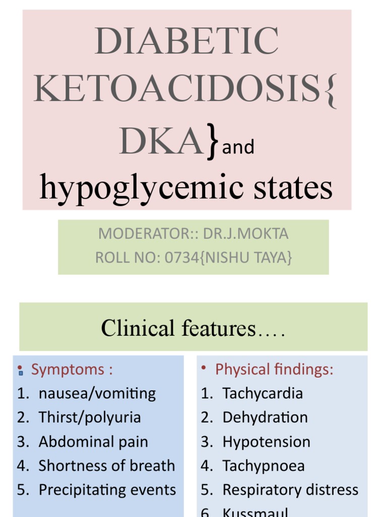 Diabetic Dka | PDF | Hypoglycemia | Diseases And Disorders