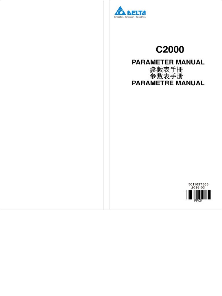 Delta Ia Mds VFD c2000 PM en TC SC Tur 20160316 PDF Alternating