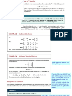 Inverse of A Matrix: CHAPT E R 1 Systems of Linear Equations and Matrices