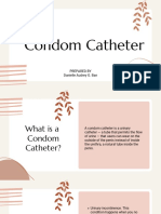 Condom Catheter: Prepared by Danielle Audrey G. Ban