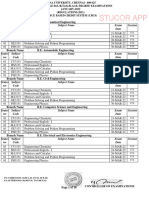 Anna University January 2022 exam timetable