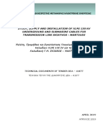 Study, Supply and Installation of Xlpe 150 KV Underground and Submarine Cables For Transmission Line Skiathos - Mantoudi