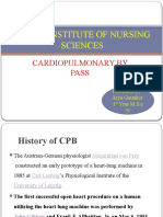Kaher Institute of Nursing Sciences: Cardiopulmonary by Pass