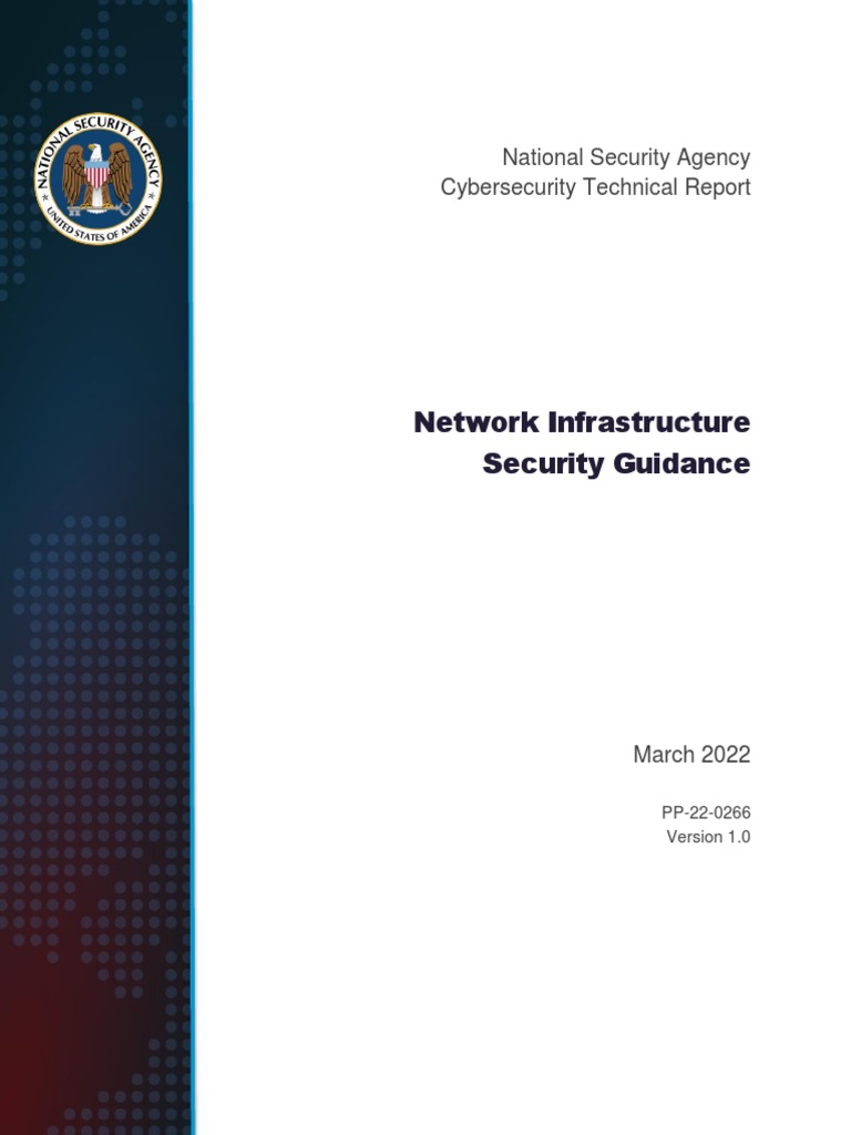 Network Infrastructure Security Guidance PDF Computer Network Radius
