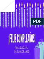 ¡Feliz Cumpleaños!