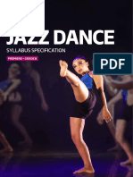 Jazz Dance: Syllabus Specification