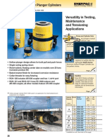 RCH-Series, Hollow Plunger Cylinders: Shown From Left To Right: RCH-306, RCH-120, RCH-1003