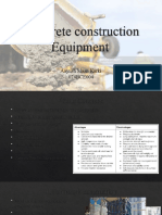 Concrete Construction Equipment