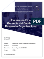 Gerencia Del Cambio y Desarrollo Organizacional