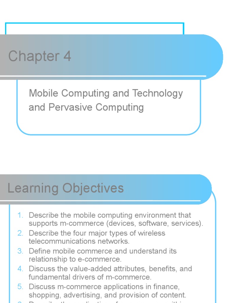 Mobile Computing and M-Commerce Overview | PDF | Computer Network | Wi Fi