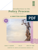 An Introduction To The Policy Process (Part 2)