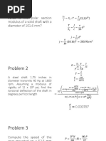 Shaft Design Problem 1 - 9