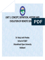 Remote Sensing Unit-1 by Dr. Ranju Joshi Pandey