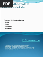 Download E Commerce PPT by Faahim Zubair SN56780863 doc pdf