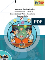 Empowerment Technologies: Contextualized Online Search and Research Skills