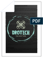 BUSINESS PLAN FOR SECURITY DRONE COMPANY DROTECH
