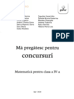 Ma Pregatesc PT Concursuri. Matematica - CL 4 - Nedelcu Monica, Tugurlan Costel Alin