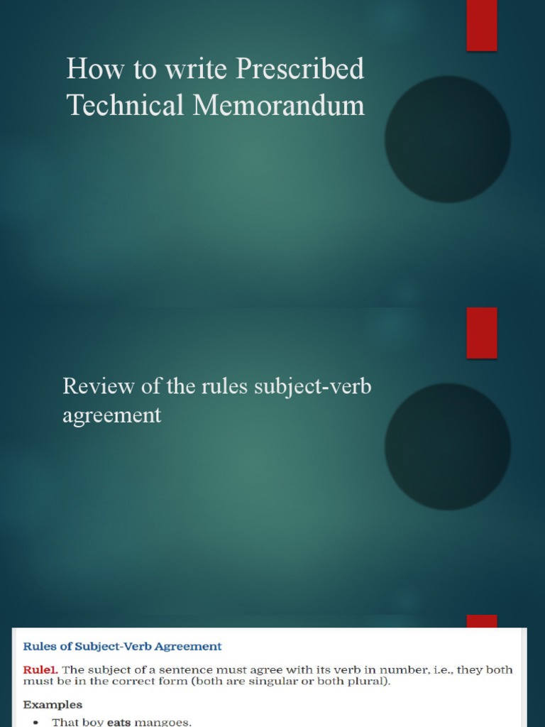 How To Write Technical Memos | PDF | Memorandum | Writing